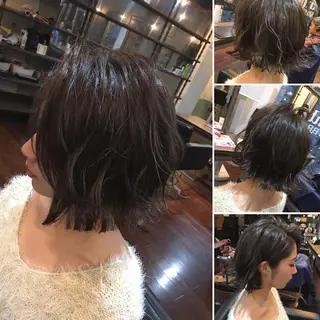 ショート ミディアム セミロング ロング カラー 吉本 yoshimotoのヘアスタイル