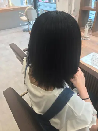 ミディアム カラー 木野田 萌のヘアスタイル