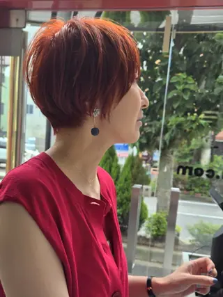 ショート カラー 遠藤 史秋のヘアスタイル