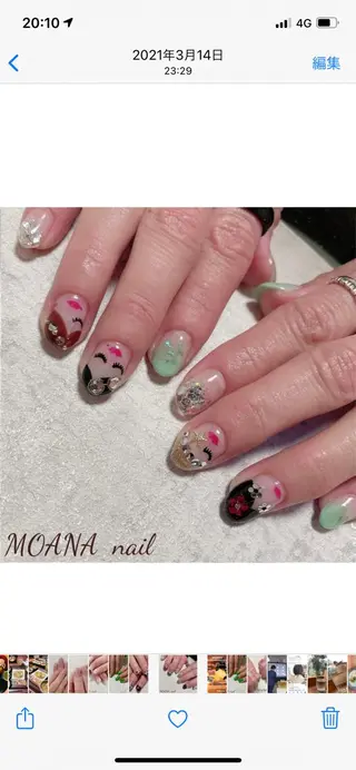 ネイル MOANA nailのネイルデザイン