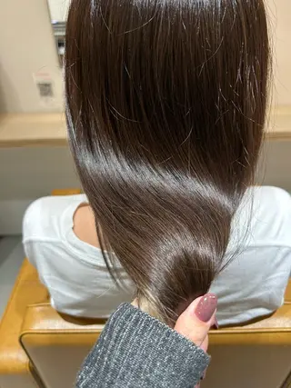 ロング 艶髪/韓国風🤍🖤 小林実央‎のヘアスタイル