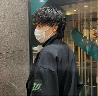 メンズ mana/髪質改善/ ヘアセット/パーマのヘアスタイル