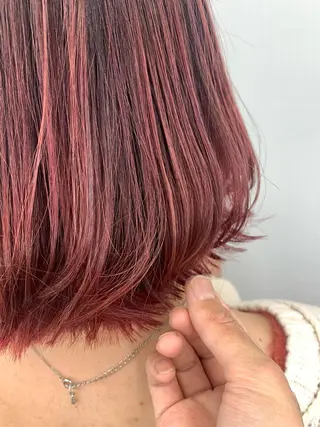 ショート カラー 艶髪/白髪ぼかし ヘッドスパ/大野結菜のヘアスタイル