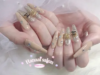 セミロング Hanaai Salon新大久保店のネイルデザイン