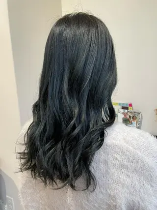 ロング カラー ayaka🌹 艶カラー&小顔カットのヘアスタイル