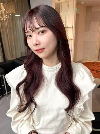 ロング ハイトーン/メンズ/ デザイン/梅田/ミユのヘアスタイル