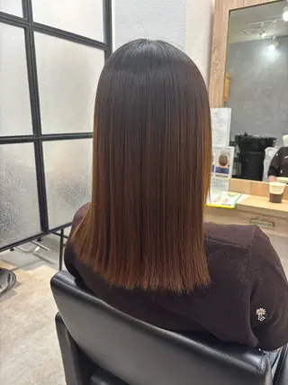 ミディアム 野中 咲季のヘアスタイル