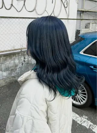 ミディアム カラー mai/天神美容室 【レディース大募集】のヘアスタイル