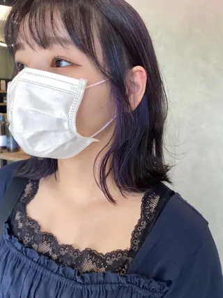 ミディアム カラー 🕶️佐藤 海李🐏のヘアスタイル