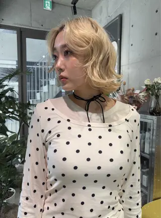 ミディアム sliver renのヘアスタイル