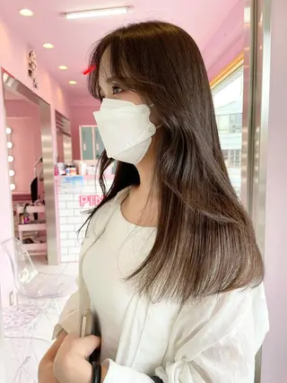 ロング カラー 心斎橋/ブリーチ minamiのヘアスタイル