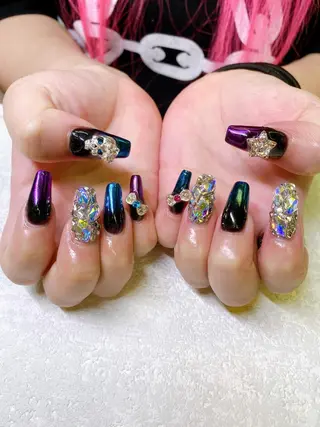 ミディアム JNA認定講師🌸 RIEのネイルデザイン