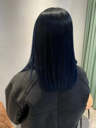 セミロング オタク美容師🛍/ 酸性ストレート/艶髪のヘアスタイル
