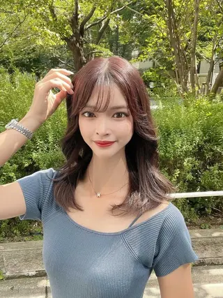 ミディアム カラー PSY(サイ)所属・PSY(サイ)池袋 金田尚久🎨のヘアスタイル