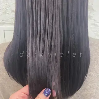 セミロング カラー ハイトーン🦢 Natsumiのヘアスタイル