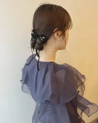ミディアム ヘアアレンジ ⭐️ アユミ⭐️のヘアスタイル