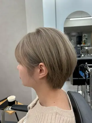 ショート カラー qumu 横浜所属・神永🌿ボブ/ 髪質改善/横浜のヘアスタイル