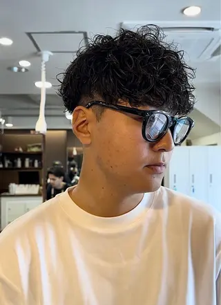 パーマ メンズ 年間2000名担当◎ パーマ職人/仲原佑樹のヘアスタイル