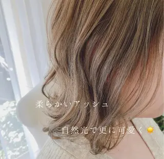 ミディアム カラー パーマ ヘアアレンジ メンズ キッズ ネイル マツエク・マツパ merc. 🩵妹尾杏菜のヘアスタイル