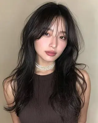 セミロング ニワ/レイヤーカット /透明感カラー💎のヘアスタイル