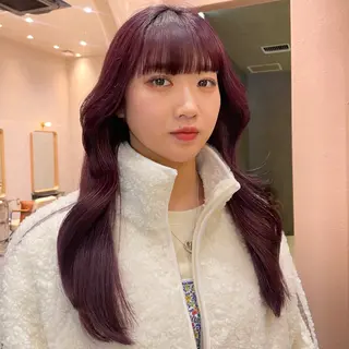 ロング カラー ブリーチ/暖色/ ダブルカラー/ゆきなのヘアスタイル