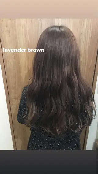 ロング カラー 六本松航空所属・金原 愛珠のヘアスタイル