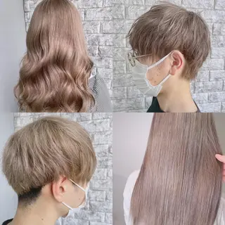 カラー EMANON新宿南口所属・🦄中性ウルフ ☁️Shiori🦄のヘアスタイル