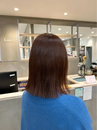ミディアム カラー 宮田 侑京のヘアスタイル