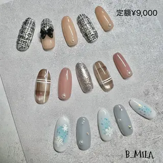 ミディアム B_Mila 水戸   萬城のネイルデザイン