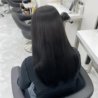 ロング カラー kazuki🍑韓国 トレンド暖色🫗のヘアスタイル