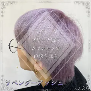 ショート カラー メンズ 🥀寒色女神 山口玲奈🥀のヘアスタイル