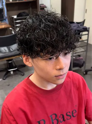 パーマ メンズ 年間2000名担当◎ パーマ職人/仲原佑樹のヘアスタイル
