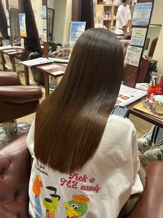 ロング Happiness王寺所属・髪質改善カラー 🫧萩原のヘアスタイル