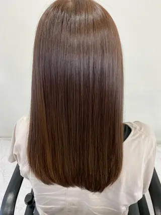 セミロング カラー 【髪質改善】に特化 オリーブオイルクラブのヘアスタイル