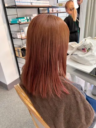 ロング カラー 中田 大雅のヘアスタイル