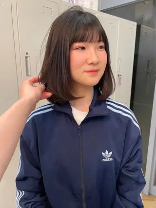 ミディアム 似合わせカットカラー 本厚木/ナカノユウのヘアスタイル