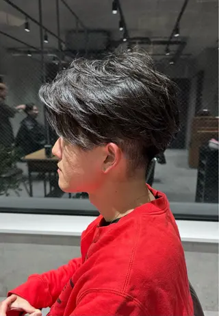 ショート パーマ メンズ METS CRAFT HAIR所属・メンズ専門/パーマ/ フェード/REOのヘアスタイル