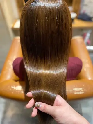 ロング カラー 髪質改善 /美髪矯正🫧ゆたかのヘアスタイル