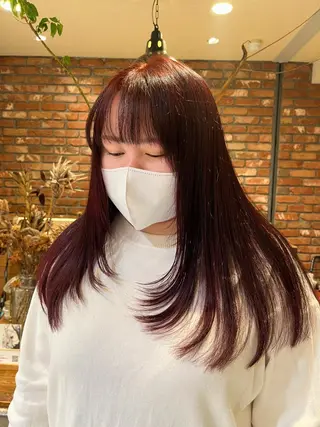 ロング カラー bococa りんのヘアスタイル