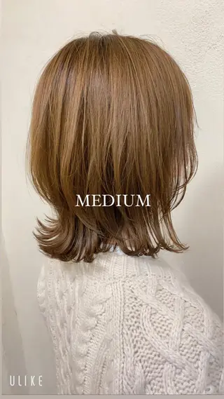 ミディアム カラー 小顔ショート✁ ⁂Yukari⁂のヘアスタイル