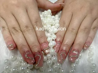 ネイル kao nail マグネット/長さだしのネイルデザイン