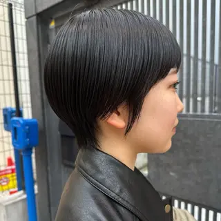 ショート カラー 縮毛矯正/ショート/ ボブ/石橋代智のヘアスタイル