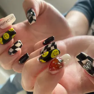 メンズ ネイル akari✨ 韓国風、メンズネイルのネイルデザイン