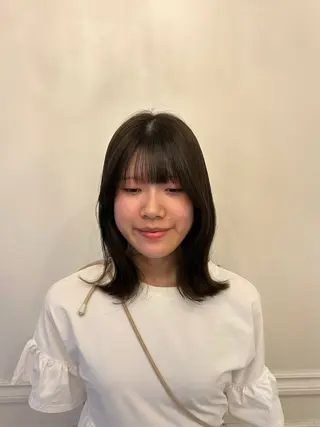 ミディアム Hair studio ARS所属・あやか🛋️ /カットモデル募集のヘアスタイル