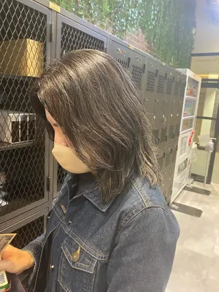 ミディアム カラー 大人かわいい×艶髪 🤍塩川のヘアスタイル