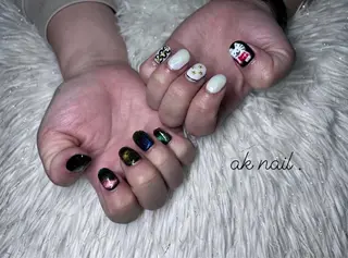 ショート ネイル ak nail .のネイルデザイン