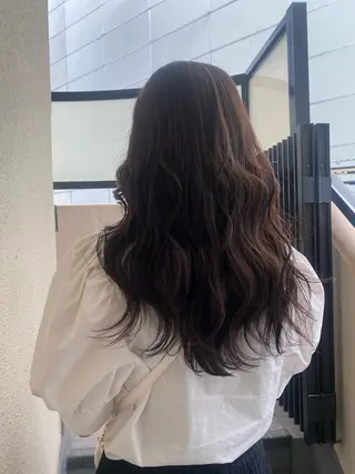 ロング カラー ブリーチカラーと、髪 質改善。HARUKAのヘアスタイル