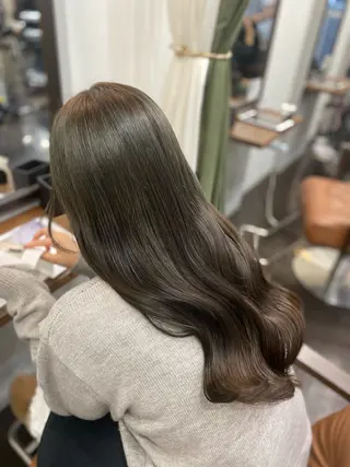 ロング カラー ヘアアレンジ 🍒ᩚ名駅/艶髪 縮毛矯正/あゆ🍒ᩚのヘアスタイル