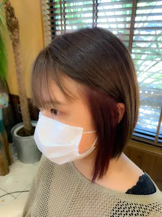 ショート 縮毛矯正/髪質改善 飯田公祐のヘアスタイル