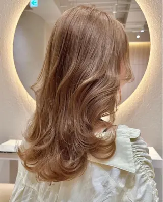 ロング カラー 廣瀬双葉 トップスタイリストのヘアスタイル